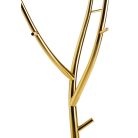 BRANCH Portemanteau mural sculptural acier dore