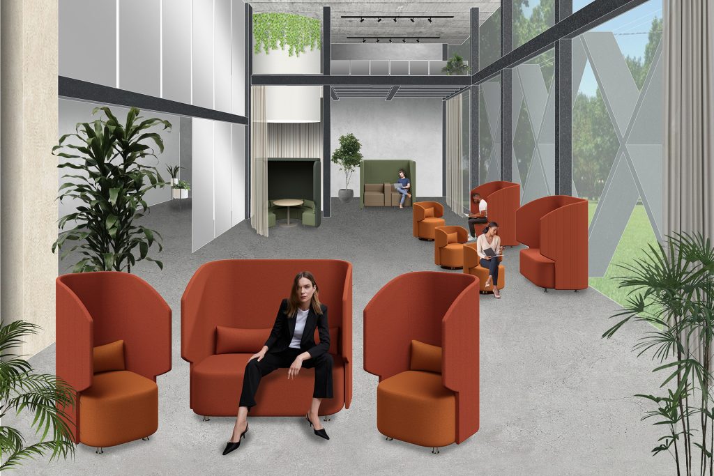 CONFIDENT – Système modulaire acoustique et enveloppant pour bureaux ouverts, espaces collaboratifs et salles d’attente 1 CONFIDENT – Système modulaire acoustique et enveloppant pour bureaux ouverts, espaces collaboratifs et salles d’attente