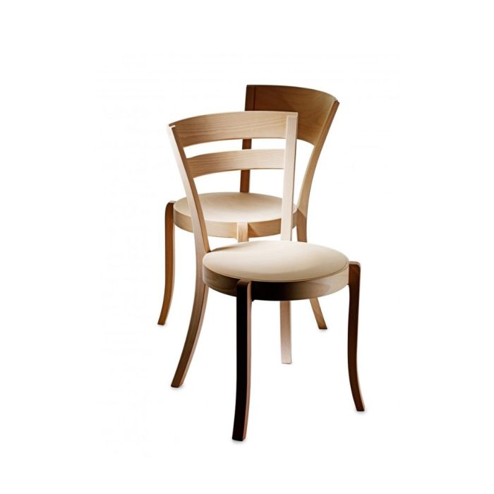 Chaise contemporaine hetre massif empilable ergonomique Chaise contemporaine hetre massif empilable ergonomique