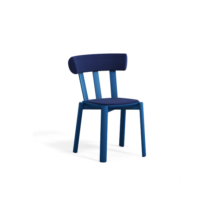 ERIK Chaise contemporaine Rembourree en Bois Massif Empilable Bureau Espace Collaboratif ERIK Chaise contemporaine Rembourree en Bois Massif Empilable Bureau Espace Collaboratif