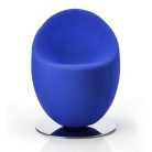 Fauteuil Pop Art oeuf bleu dur