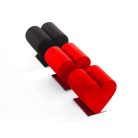 Fauteuil design cabinet salle attente bureaux Pop art confort ludique