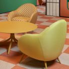 Fauteuils retro design art deco Bauhaus salle d'attente restaurant collection OTTO (3)