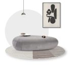 GALET GEANT Pouf multifonction plateau cabinet salle attente bureaux moderne