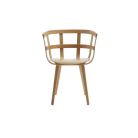 JULES – Petite Chaise Sculpturale en Bois pour Salles d'Attente et Espaces de Réunion (2)