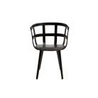JULES – Petite Chaise Sculpturale en Bois pour Salles d'Attente et Espaces de Réunion (4)