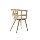 JULES – Petite Chaise Sculpturale en Bois pour Salles d'Attente et Espaces de Réunion (5)