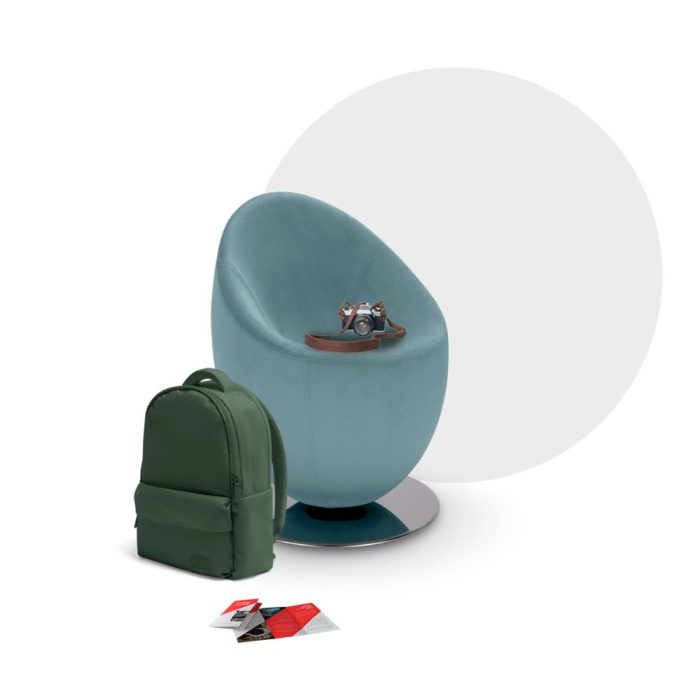 OUO Fauteuil sculptural enveloppant espace accueil design OUO Fauteuil sculptural enveloppant espace accueil design