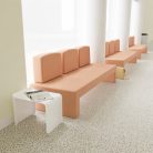 WAIT – Banquette design pour salle d’attente de cabinet médical et dentaire 3 ou 5 places (3)