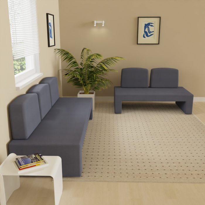 WAIT – Banquette design pour salle d’attente de cabinet médical et dentaire 3 ou 5 places (4) WAIT – Banquette design pour salle d’attente de cabinet médical et dentaire 3 ou 5 places (4)
