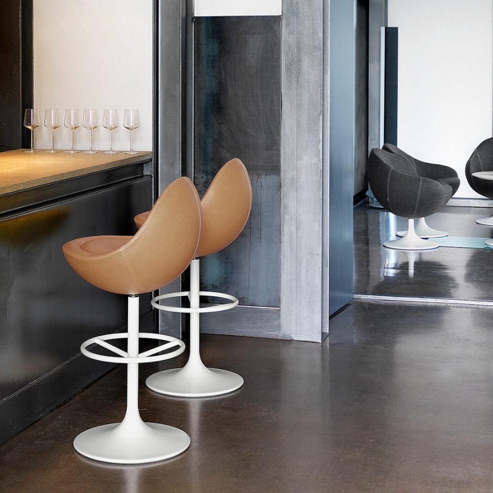 BRANDT – Tabouret de Bar Rétro pour Restaurant & Café – Mobilier Design 1 Tabouret Brandt - design contemporain