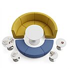 AKAASHI – Banquette modulable haut dossier pour restaurants, bars et espaces d’accueil