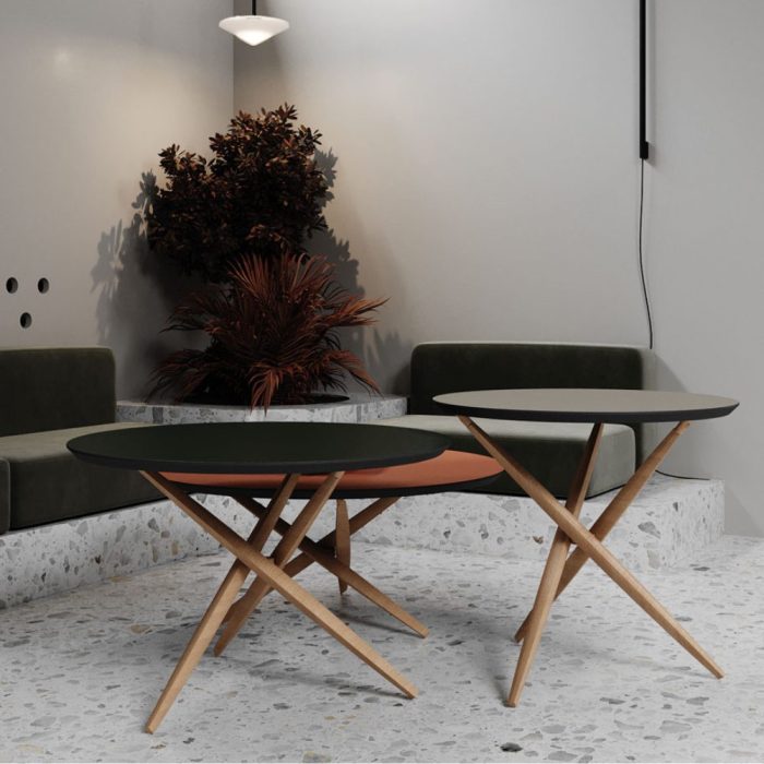 ANDORRA – Table basse design en bois massif, 3 hauteurs et diamètres disponibles (2) ANDORRA – Table basse design en bois massif, 3 hauteurs et diamètres disponibles (2)