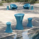 AVA – Table & tabouret lounge outdoor en Poleasy® pour espaces détente ou restauration (8)