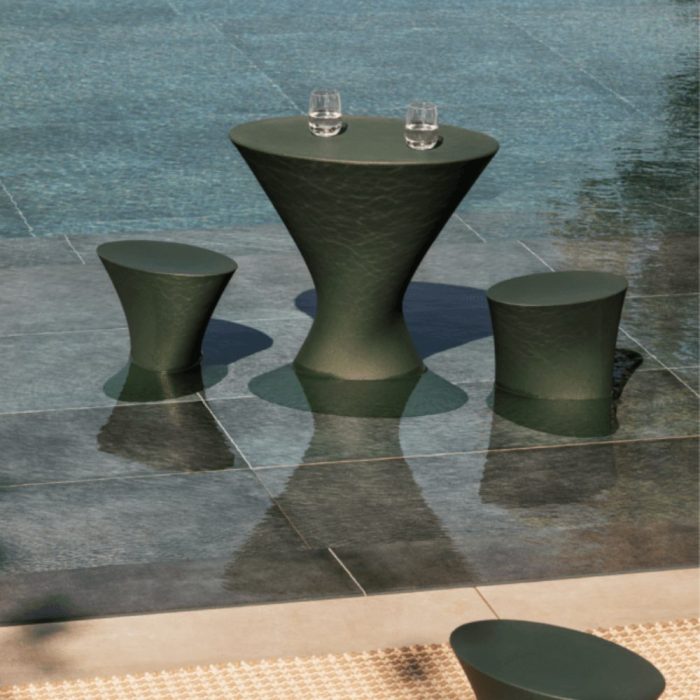 AVA – Table & tabouret lounge outdoor en Poleasy® pour espaces détente ou restauration (9)