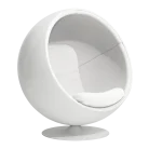 BALL CHAIR – Fauteuil capsule design pour espace lounge, hall d’hôtel ou médiathèque contemporaine (10)
