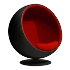 BALL CHAIR – Fauteuil capsule design pour espace lounge, hall d’hôtel ou médiathèque contemporaine (5)
