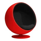 BALL CHAIR – Fauteuil capsule design pour espace lounge, hall d’hôtel ou médiathèque contemporaine (6)