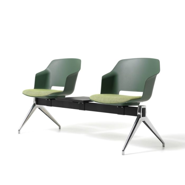 BELLEVILLE – Bancs & Chaises de collectivité modulaire, design enveloppant - Salle d'attente (5)