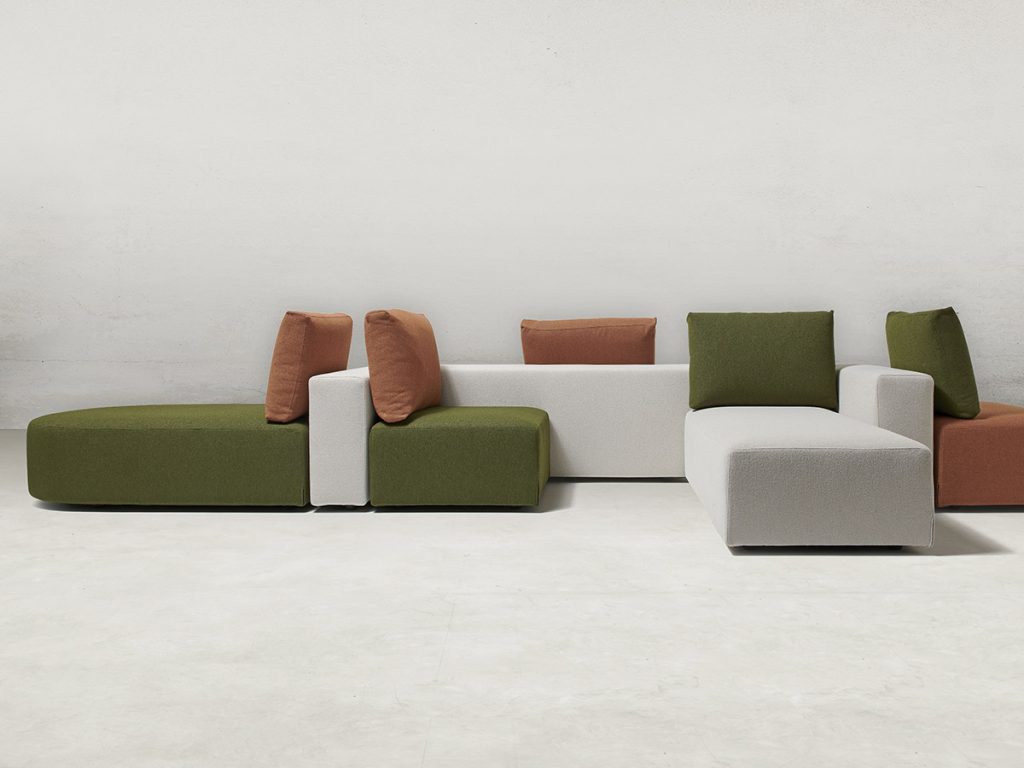 BLOCK – Canapé système modulaire personnalisable pour salles de repos entreprises, bureaux et espaces collectifs