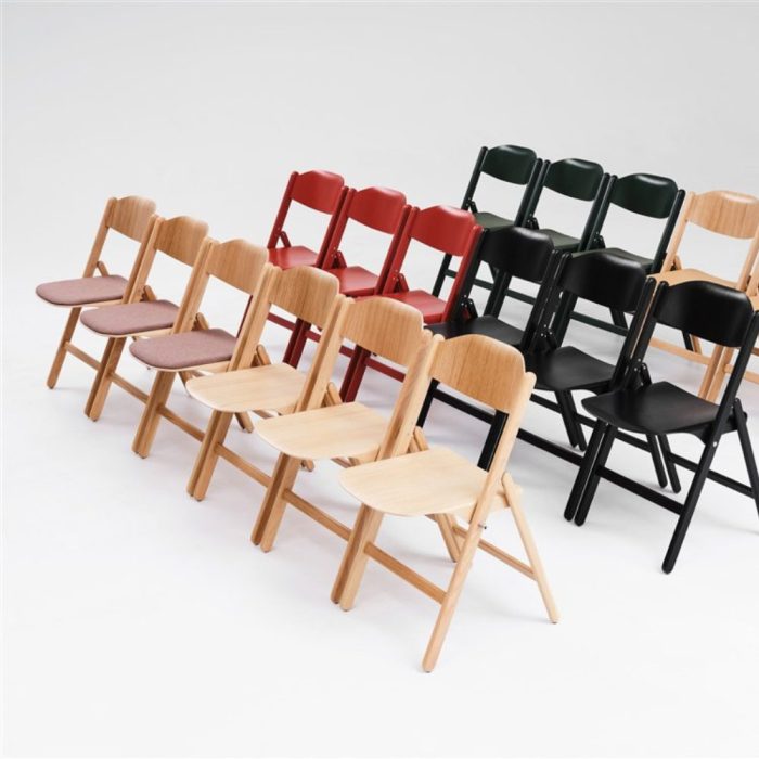 BUND – Chaise pliante en bois naturel pour espaces polyvalents (6) BUND – Chaise pliante en bois naturel pour espaces polyvalents (6)