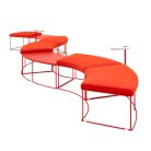 Banc Modulaire design organique espace attente interieur