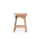 CLAY - Tabouret sculptural en bois cintré – design épuré et jeu de courbes (14)