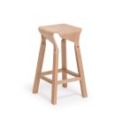 CLAY - Tabouret sculptural en bois cintré – design épuré et jeu de courbes (15)
