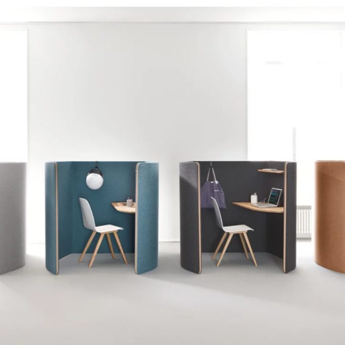 COCOON – Workstation modulaire pour bureaux open space, coworking et zones de concentration (6) COCOON – Workstation modulaire pour bureaux open space, coworking et zones de concentration (6)
