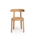 CORONA - Chaise en frêne - élégance chaleureuse et design graphique pour espaces professionnels (3)