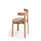 CORONA - Chaise en frêne - élégance chaleureuse et design graphique pour espaces professionnels (5)