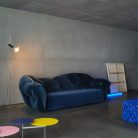 Canapé Nubola Gaetano Pesce – Canapé design contemporain au dossier mousse nuageuse pour salons et espaces d’accueil (5)