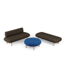Canape pouf compact modulable espace accueil salle attente interieur mobilier design