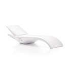 Chaise longue inclinable dossier reglable gaz outdoor jardin terrasse piscine espace detente