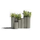 Claustra decoratif modulaire jardiniere structuration apaisement espace exterieur jardin accueil