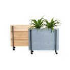 Cloison vegetale mobile espace travail interieur bureau accueil salle attente zen