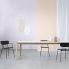 DARWIN – Table extensible élégante en bois massif aux lignes fluides (1)