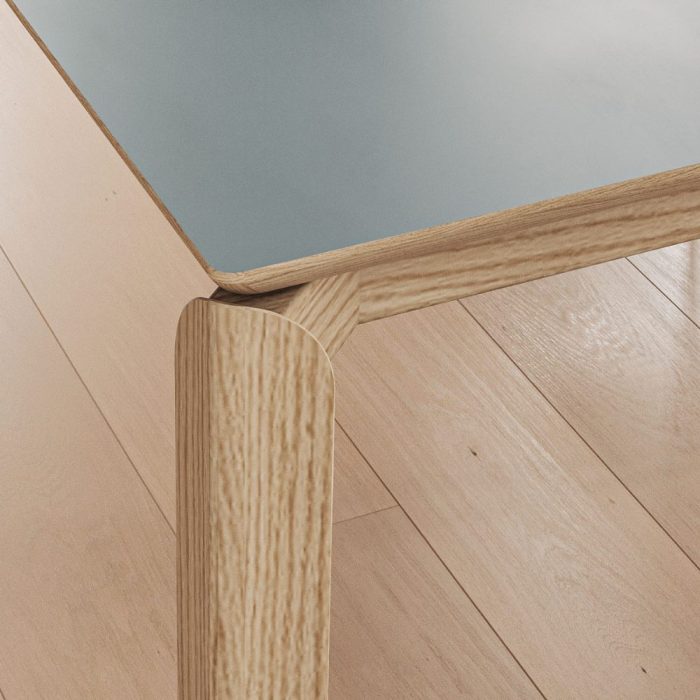 DARWIN – Table extensible élégante en bois massif aux lignes fluides (2) DARWIN – Table extensible élégante en bois massif aux lignes fluides (2)