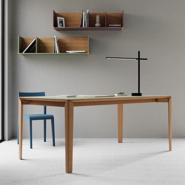 DARWIN – Table extensible élégante en bois massif aux lignes fluides (4) DARWIN – Table extensible élégante en bois massif aux lignes fluides (4)