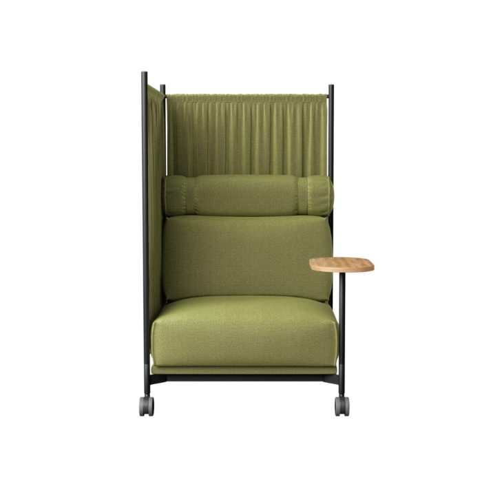 DAYBED – Fauteuil de bureau cocooning mobile pour zones de concentration cosy (5)