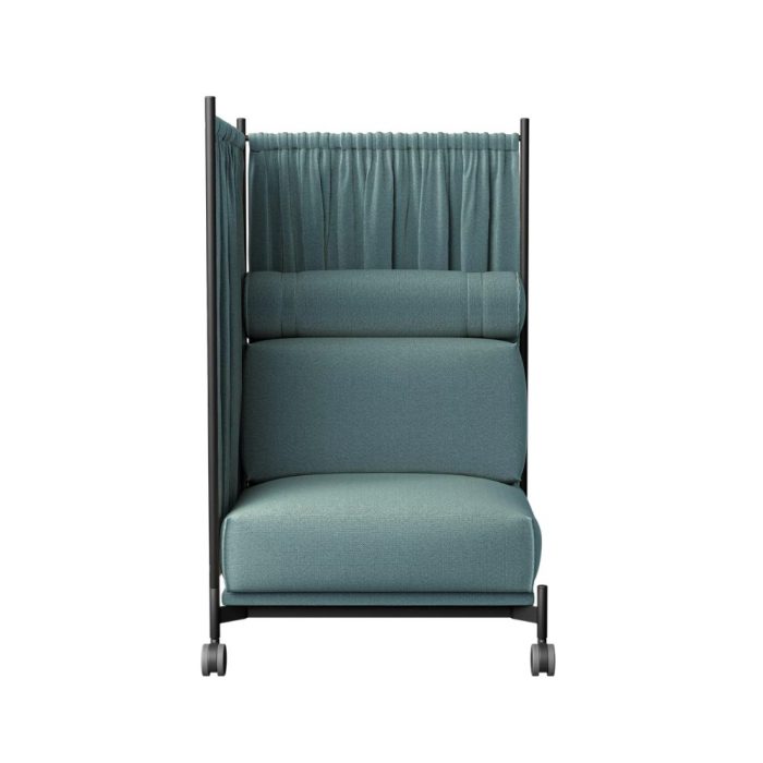 DAYBED – Fauteuil de bureau cocooning mobile pour zones de concentration cosy (7)