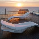 ELODIE B – Bain de soleil outdoor inclinable avec dossier réglable par vérin à gaz (5)