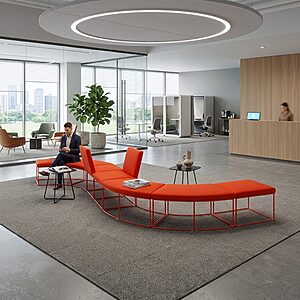 FLOWPAD – Assises Modulaires – design formes organiques pour espaces d’attente et intérieurs