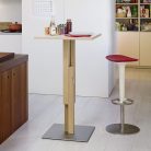 FRESNO – Table bistrot réglable en hauteur pour espaces compacts et polyvalents (2)
