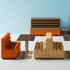 FUKAMI – Banquette modulaire seventies pour espaces lounge, bars et restaurants (3)