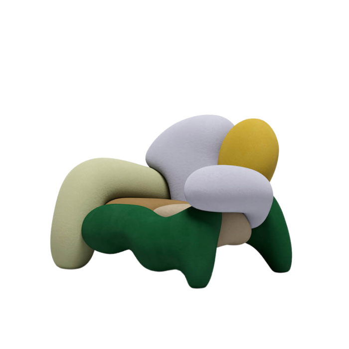 Fauteuil Morphologica – Design radical en laine bouclée pour salons créatifs et espaces d’accueil (4) Fauteuil Morphologica – Design radical en laine bouclée pour salons créatifs et espaces d’accueil (4)