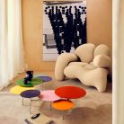 Fauteuil Morphologica – Design radical en laine bouclée pour salons créatifs et espaces d’accueil (6)