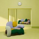 Fauteuil Morphologica – Design radical en laine bouclée pour salons créatifs et espaces d’accueil (8)