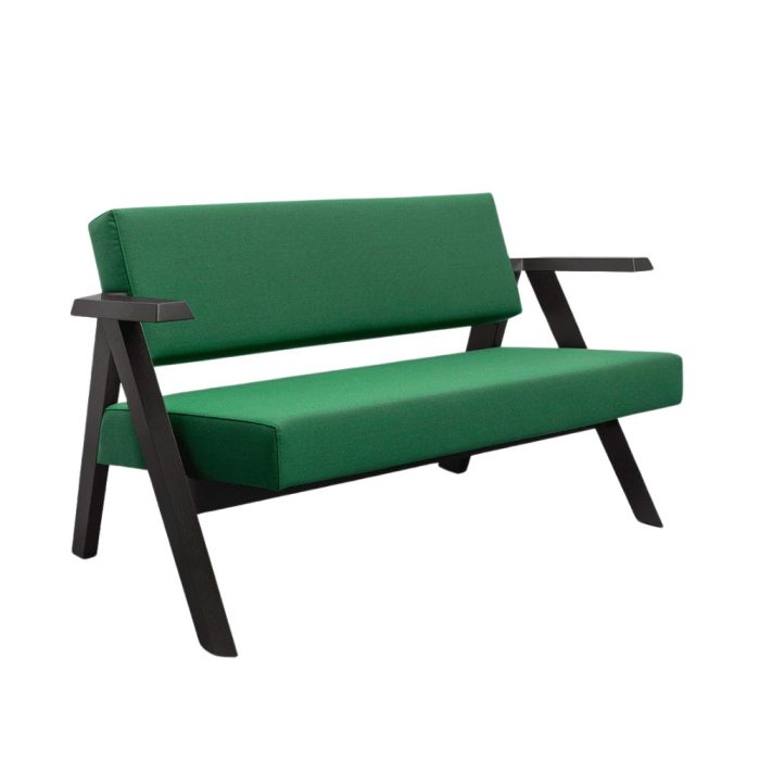 Fauteuil design bois massif ergonomique interieur bureau salle attente accueil