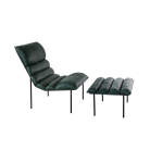 Fauteuil lounge style rétro vintage industriel